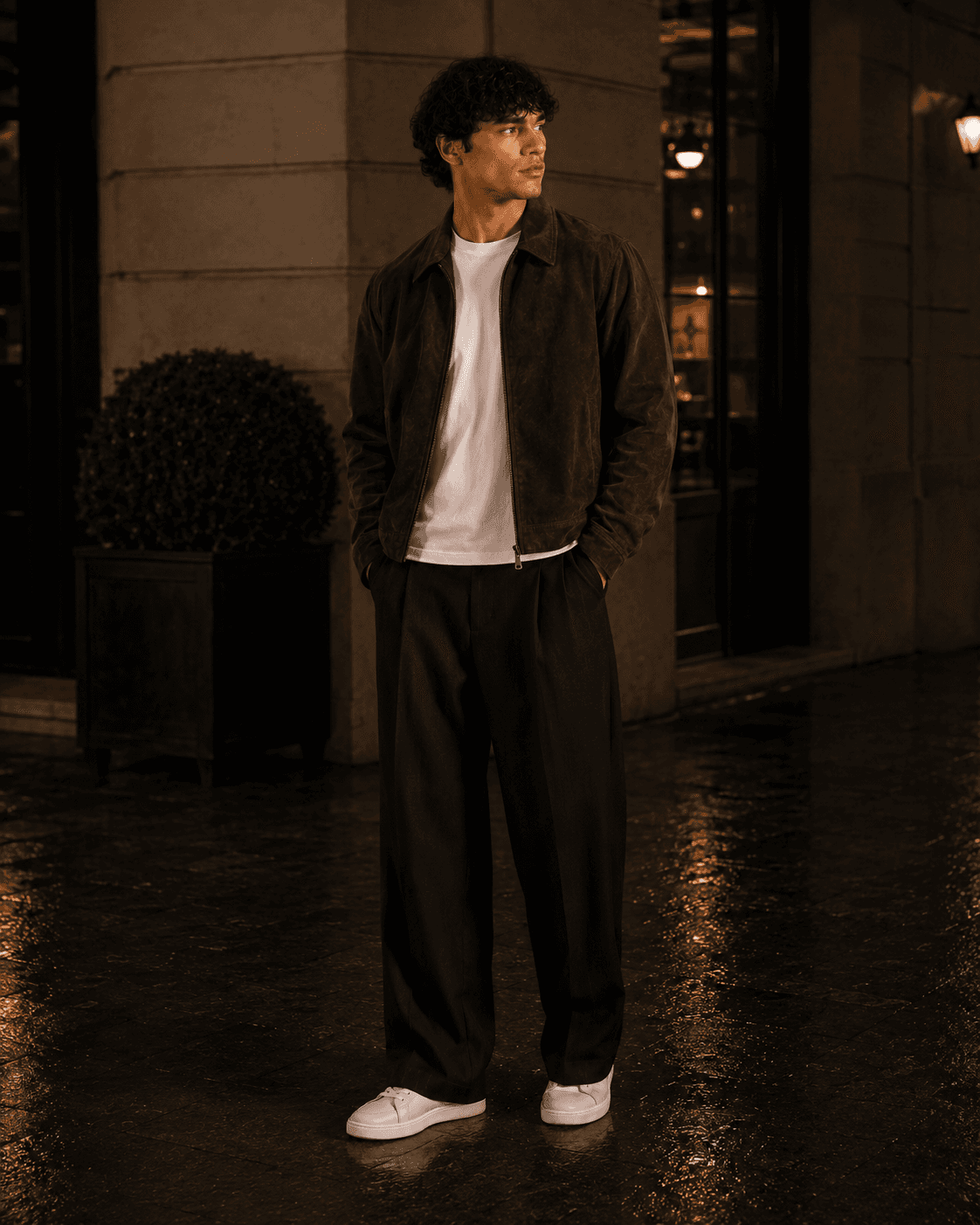 Casaca Suede Relaxed